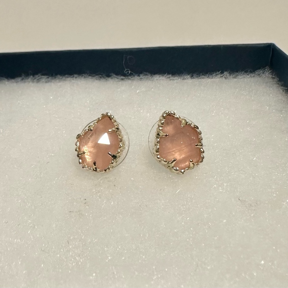 Kendra Scott Tessa Stud Earrings Rose Quartz